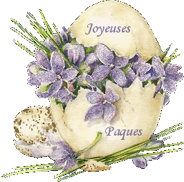 Gif animé joyeuses Pâques oeuf